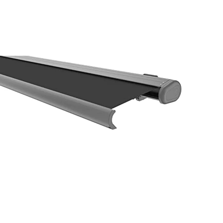 Vollkassettenmarkise 5 x 3 m Sunshade grau/grau Jet-Line Markise Vollkasetten Markise Sonnenschutz UV Terasse Garten Balkon Motor Kasette Aluminium – Bild 2