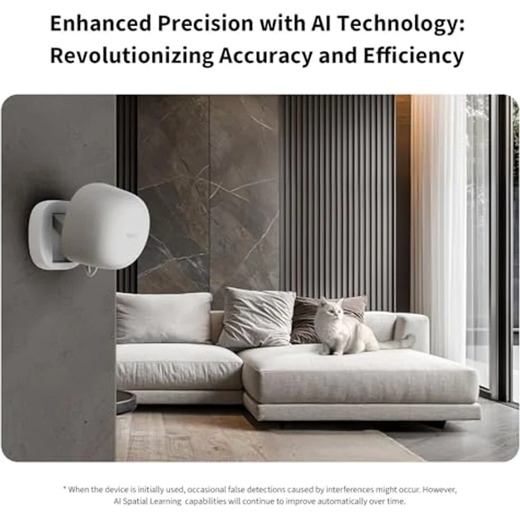 Aqara Zigbee Präsenzsensor FP1E mit Matter, mmWave-Radar, KI räumliches Lernen – Bild 3