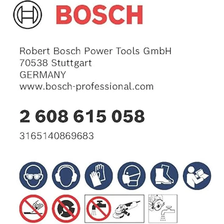 Bosch Professional 10 Stück Diamanttrennscheibe Standard für Universal (Beton und Mauerwerk, 115 x 22,23 mm, Zubehör Winkelschleifer) – Bild 9