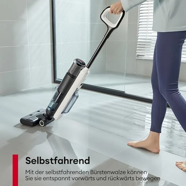 Ultenic AC1 Elite Nass-Trockensauger, Akku Staubsauger beutellos, Nasssauger mit Selbstreinigung, Lange Laufzeit, intelligente Unordnungserkennung, Wet-Dry Vacuum Cleaner Waschsauger für Hartböden – Bild 4