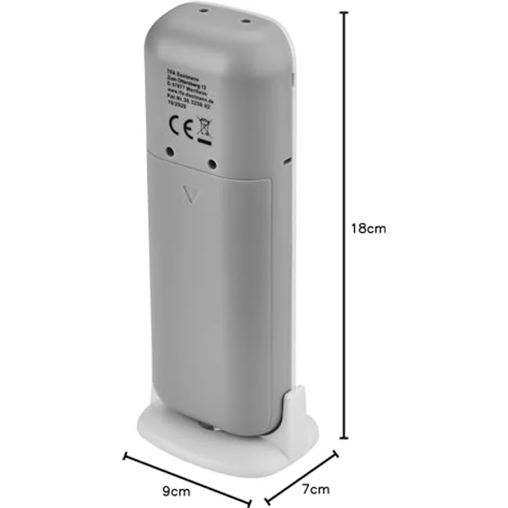 TFA Dostmann Funk-Thermo-Hygrometer Xena Home, Digital mit 100 m Sensor-Reichweite, Temperatur- und Feuchtigkeitsanzeige, inklusive Komfort-Smiley – Bild 6