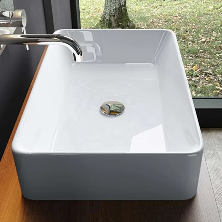 Mai & Mai Aufsatzwaschbecken Brüssel105D aus Keramik mit Nano-Beschichtung – Bild 4