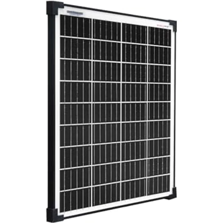 EnjoySolar Solarpanel monokristallin 30W 12V, 182 mm PERC-Zellen, schwarzer Rahmen, 0% MwSt, 25 Jahre Leistungsgarantie – Bild 2