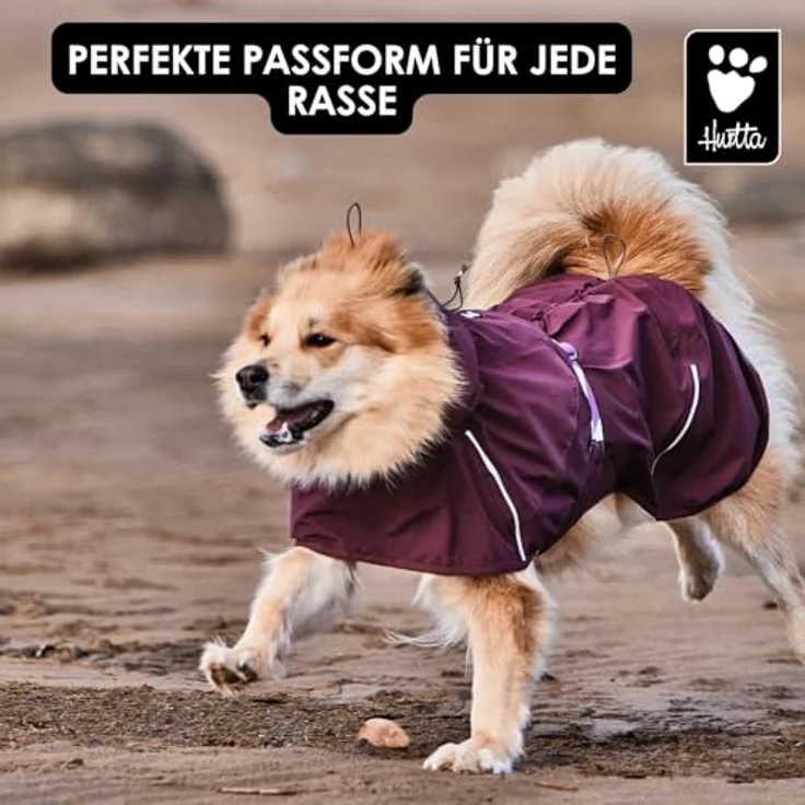 HURTTA Mudventure Coat ECO, Hundemantel Regenmantel aus recycelten Materialien, cinnamon (zimt) – Bild 4