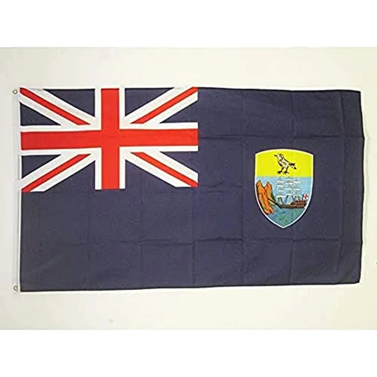 AZ FLAG Flagge St. Helena Insel, 150x90 cm, 100% Polyester mit Messing-Ösen, verstärkte Ecken, für Innen & Außen