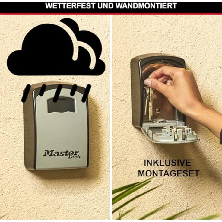 Master Lock Schlüsseltresor + Monatgeset – Bild 2