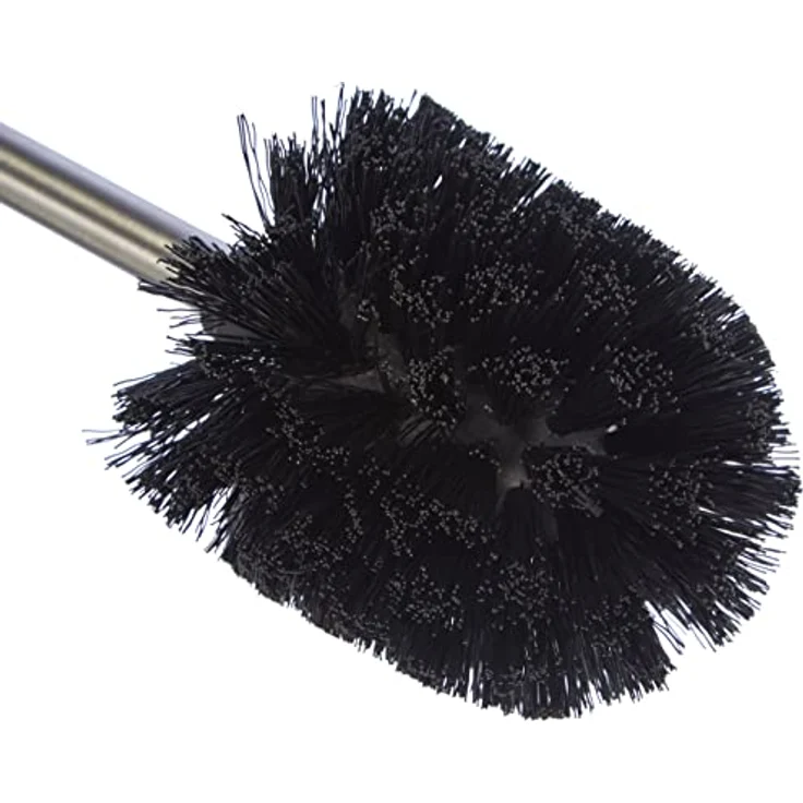 Kela WC-Bürste Pulcro Limbio 7.5x35.5cm aus Edelstahl in schwarz, 7,5 cm Durchmesser – Bild 3