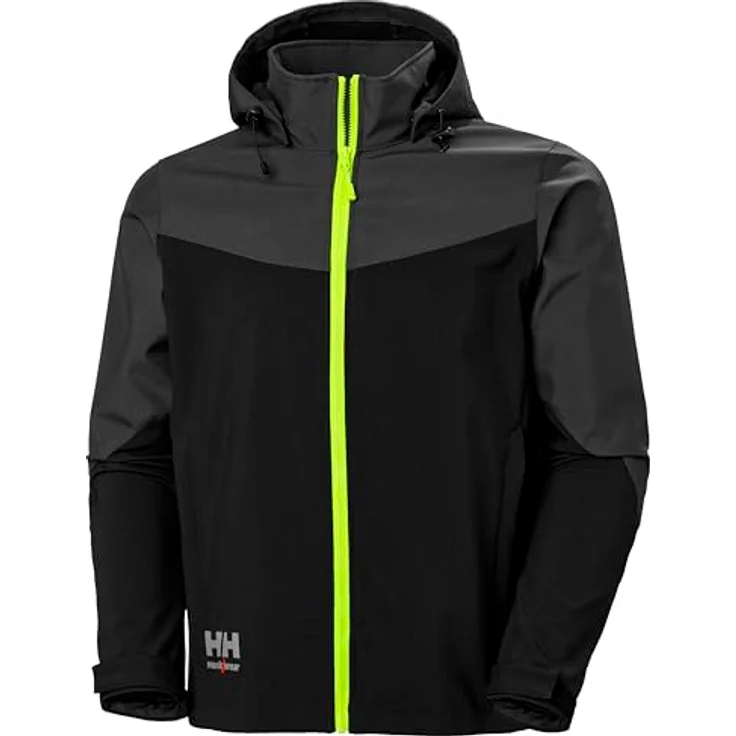 Helly Hansen workwear Arbeitsjacke Helly Hansen Softshelljacke Oxford, optimal für regnerische und windige Tage, bequem mit verlängertem Rücken, marineblau – Bild 2