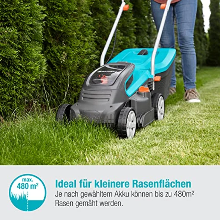 GARDENA Akkurasenmäher PowerMax 32 36V P4A solo 32 cm Schnittbreite ohne Akku und Ladegerät – Bild 6