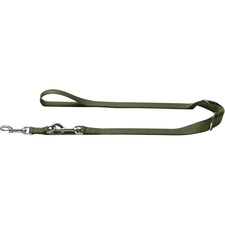 Hunter Hunde-Leine verstellbar London oliv-grün 15-200 – Bild 1