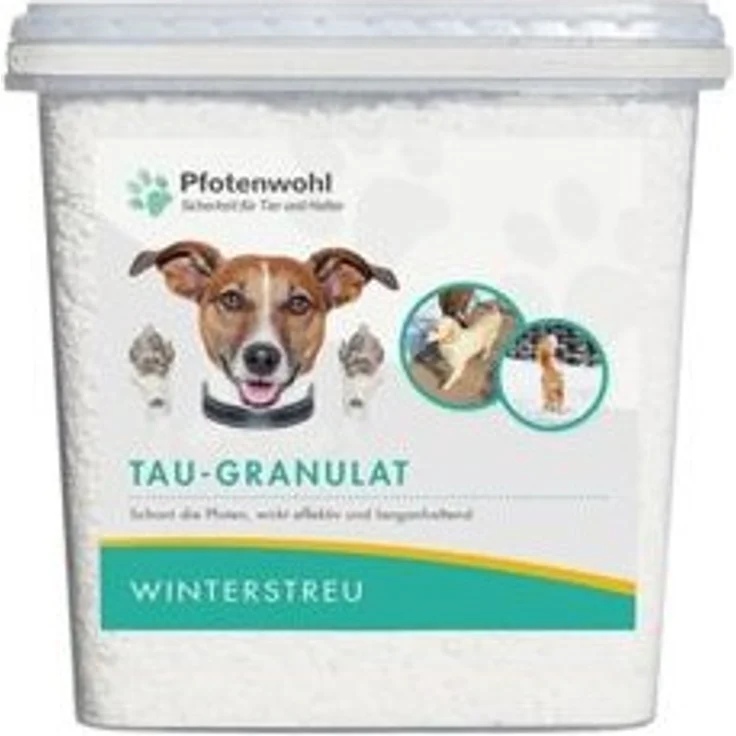 Hotrega Pfotenwohl Tau-Granulat 5 L im praktischen Eimer, sicheres und schonendes Entfernen von Schnee und Eis – Bild 1