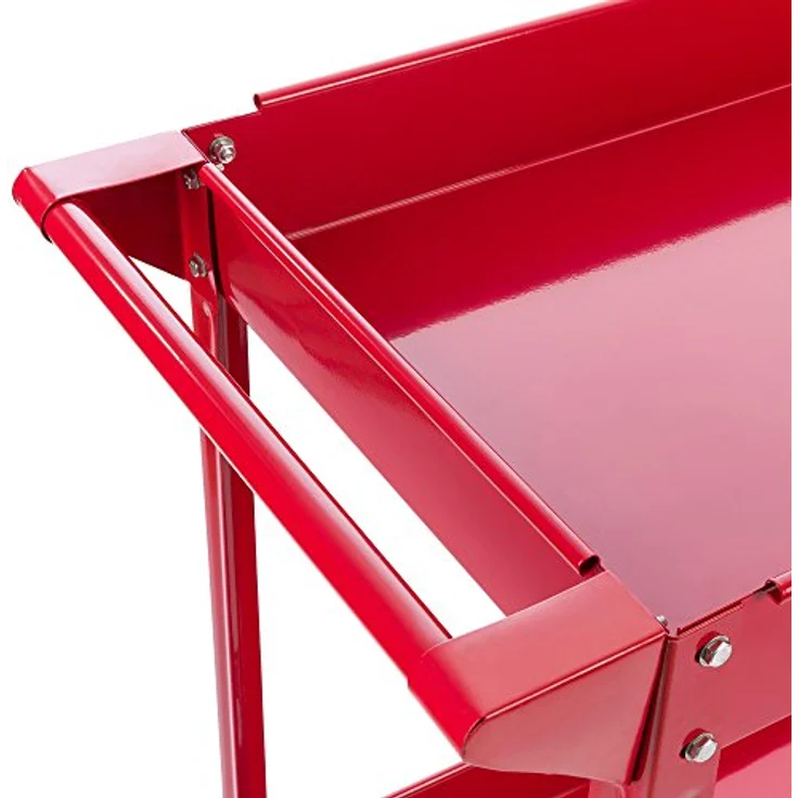 2x Werkstattwagen Werkzeugwagen Rollwagen Montagewagen Transportwagen Werkstatt - rot – Bild 2