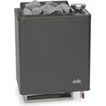 Eos Bi O Tec W 9 kW Saunaofen mit Verdampfer Verdampferofen Wandofen Anthrazit