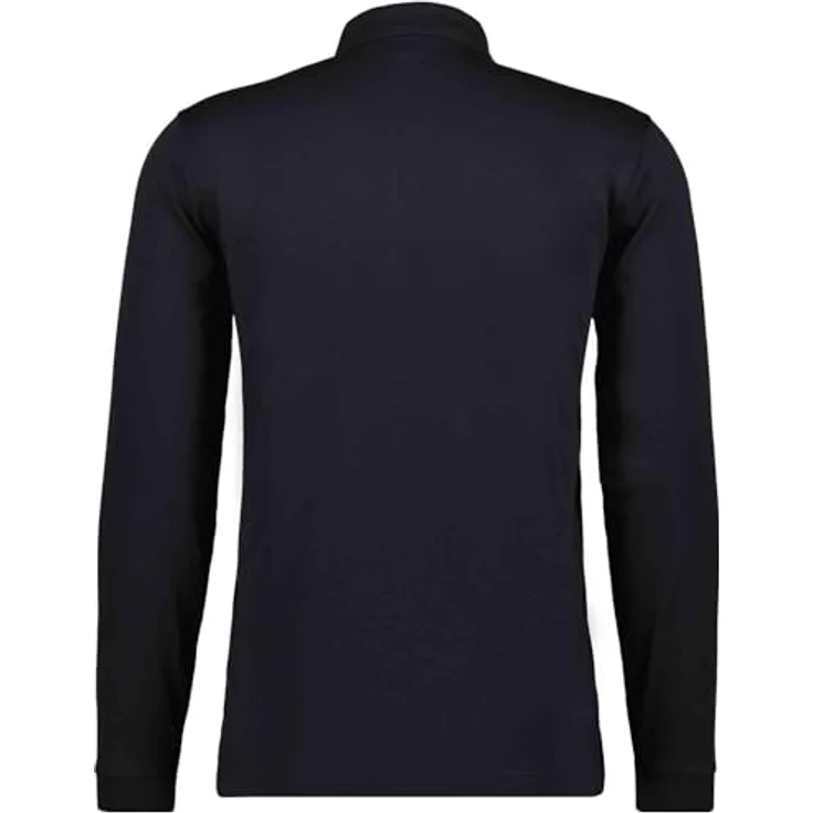 RAGMAN Herren Langarm-Poloshirt - Soft Knit Polo Knopf, einfarbig, mit Brusttasche – Bild 4
