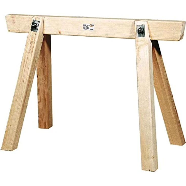 ELC Sägebock Bauschrage, Tragkraft 1000 kg, 1.000 x 700 mm, sehr stabile Verarbeitung, wasserdicht mit verzinktem Stahlblechdeckel – Bild 2