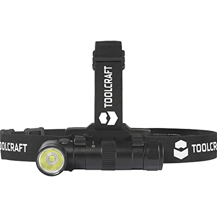 Toolcraft Stirnlampe 3in1 2000LM, USB-aufladbar, reflektierendes Logo, Magnetfunktion, schwarz – Bild 3