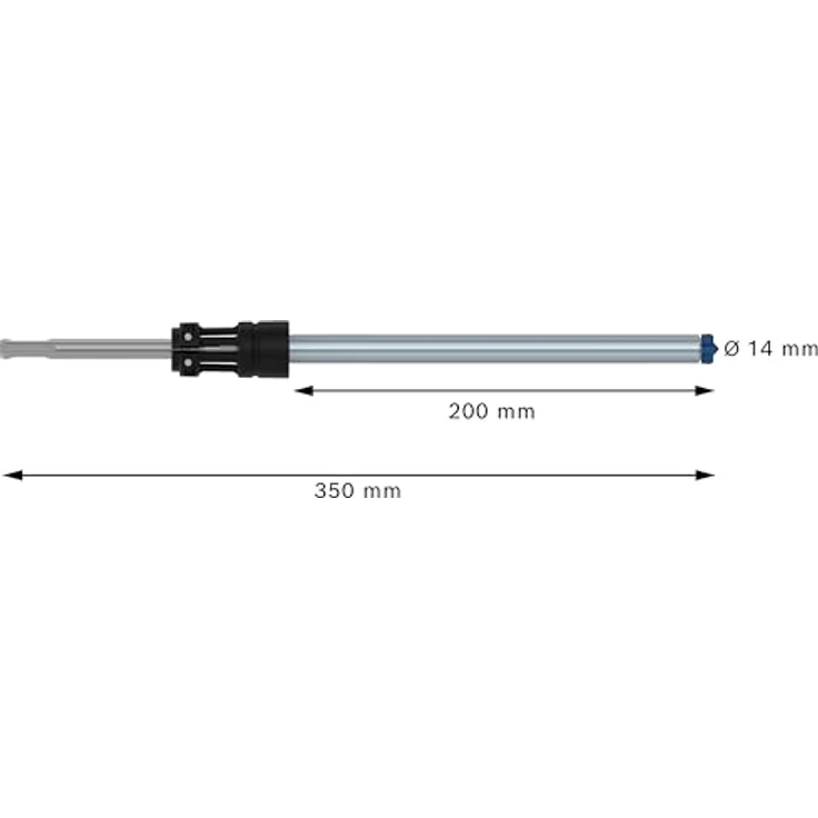 Bosch 1x EXPERT SDS Clean plus-8X Hammerbohrer Ø 14,00 mm, Professional Zubehör Bohrhammer, Staubreduzierung, chemische Verankerungen – Bild 3