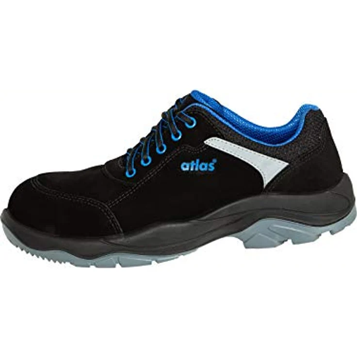 Atlas Schuhe Atlas Alu-Tec 625 ESD Arbeitsschuh, schwarz/blau, mit Alu-tec® Aluminiumkappe, antistatisch, EN ISO 20345:2011 S3 SRC – Bild 2