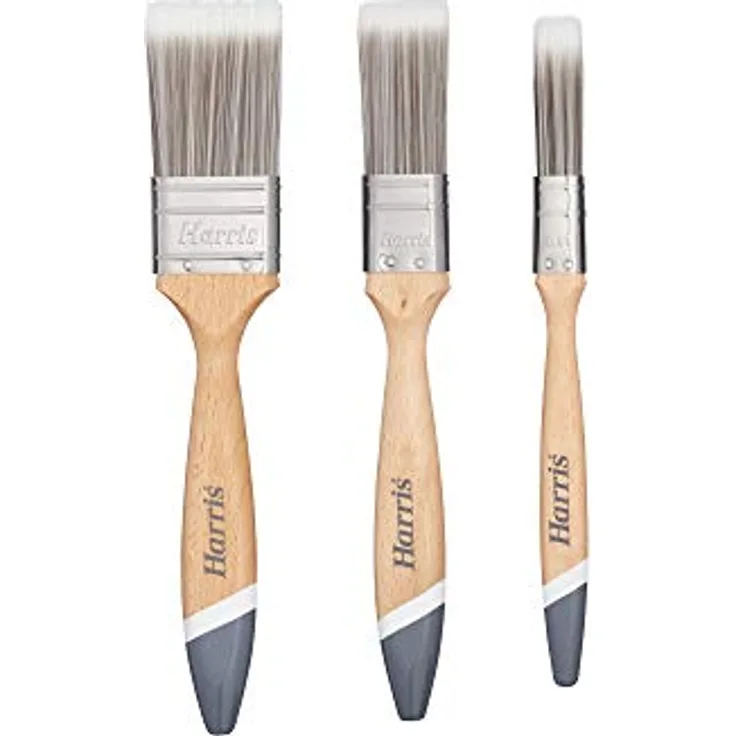 Harris 103011012 Ultimate Wall & Ceilings Malerpinsel 3er Pack, 1 x 0,5, 1 x 1, 1 x 1,5