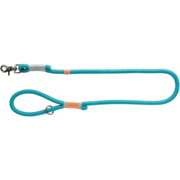 TRIXIE Hundeleine BE NORDIC Leine L–XL, 1,00 m ø 13 mm in petrol/hellgrau - Hundeleine mit nordischem Charme - für große bis sehr große Hunde