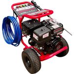 DeTec. Predator Benzin Hochdruckreiniger 13PS Flächenreiniger 300 bar, 300 bar Druck, 960 l/h Fördermenge