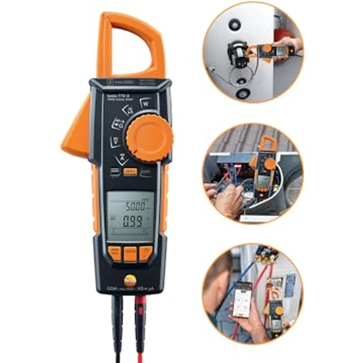 Testo 770-3, digitale Stromzange Multimeter CAT III 1000 V, CAT IV 600 V, True RMS, 6000 Counts – Bild 3