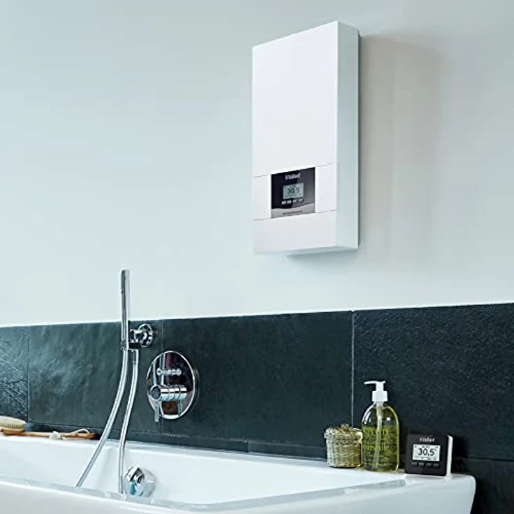 Vaillant VED exclusive 21/8, elektronischer Durchlauferhitzer 21kW, druckfest, gradgenaue Auslauftemperatur, Grafikdisplay, für 12 l/min – Bild 3