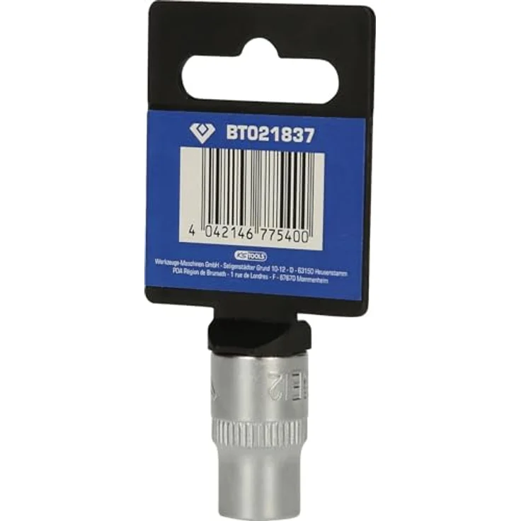 Brilliant Tools Torx-E-Stecknuss E12, 3/8" Innenvierkant, Chrom-Vanadium-Stahl, matt verchromt – Bild 5