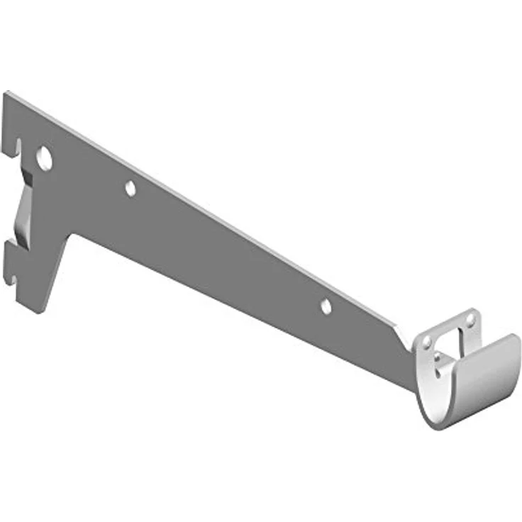 Element System Konfektionsträger für CLASSIC 50 Ovalrohr Kleiderstange, 250 mm Tiefe, weiß, 10111-00008 – Bild 2