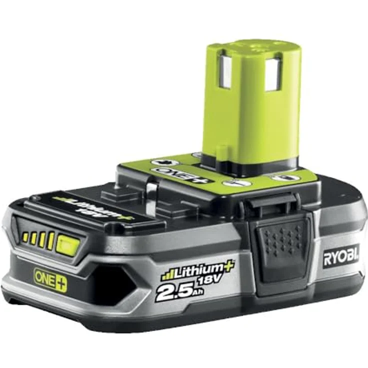 Ryobi 5133002237 RB18L25 Akku 18 V-2,5 Ah Lithium, Schwarz, Grün, 1x 2.5Ah - ohne Ladegerät – Bild 2