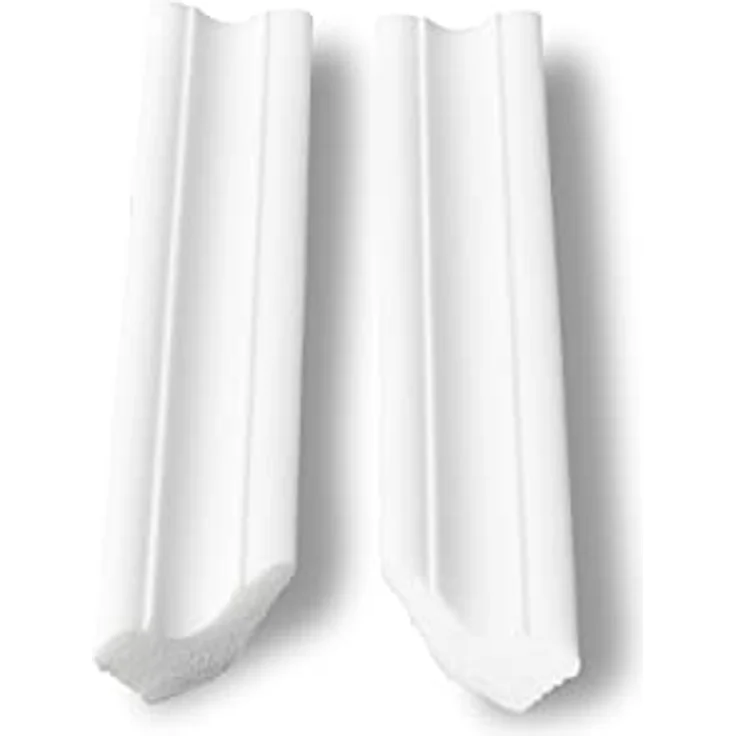 Decosa Zierprofil A40 (Simone), weiss, 30 x 30 mm, Innenecke - 4 Ecken - 8 Leisten à ca. 20 cm Laenge – Bild 2