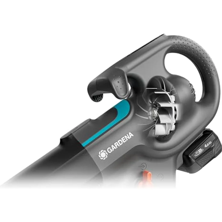 Gardena PowerJetCollect Solo, Akku-Laubsauger/-bläser 18,0 V, Metallrotor, 360-Grad-Rad, 30,0 l Behältervolumen – Bild 3