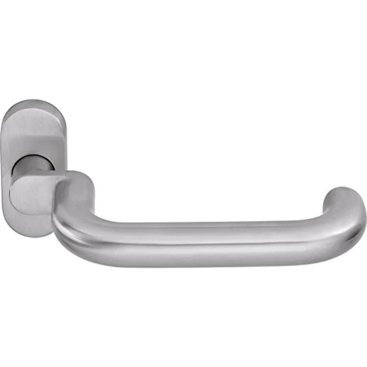 dormakaba Drückerlochteil PREMIUM 8100, Türbeschlag ohne Rosette, 23,5 mm, silber eloxiert, Aluminium, EN 1906 Klasse 4 – Bild 1