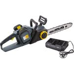 RIDA Akku-Kettensäge LCGC777-3 1000 Watt, 3/8", 2x 20V/4,0Ah Akku, Netzteil, 33 cm Schwertlänge, bürstenloser Motor
