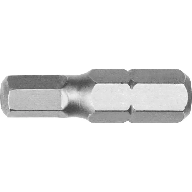 fortis Sechskant-Bit, 10 Stück, 1/4" DIN3126 C6,3, Schlüsselweite 3 mm, Länge 25 mm