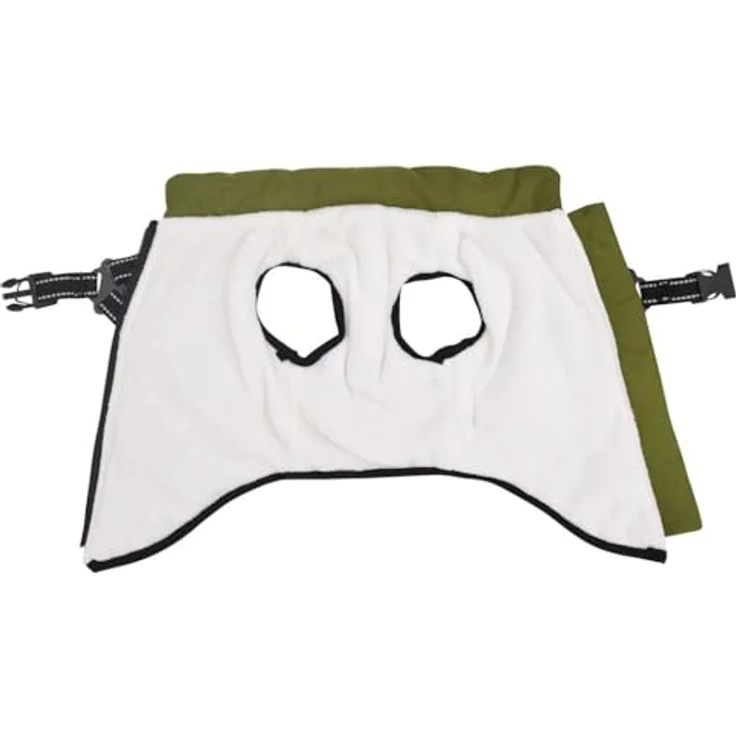 vidaXL Hundemantel mit Geschirr Wasserdicht Reflektierend Armeegrün L, Outdoor-Weste für Hunde bei jedem Wetter geeignet – Bild 5