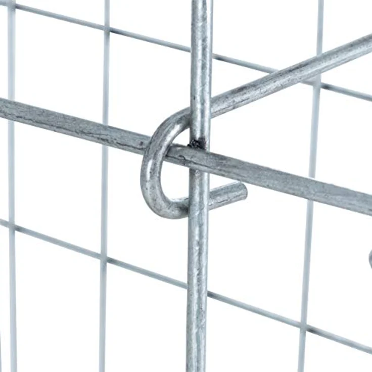 Gabione Steinkorb Steingabione 2 x 100x50x30 cm Drahtkorb Mauer Sichtschutz Zaun – Bild 6