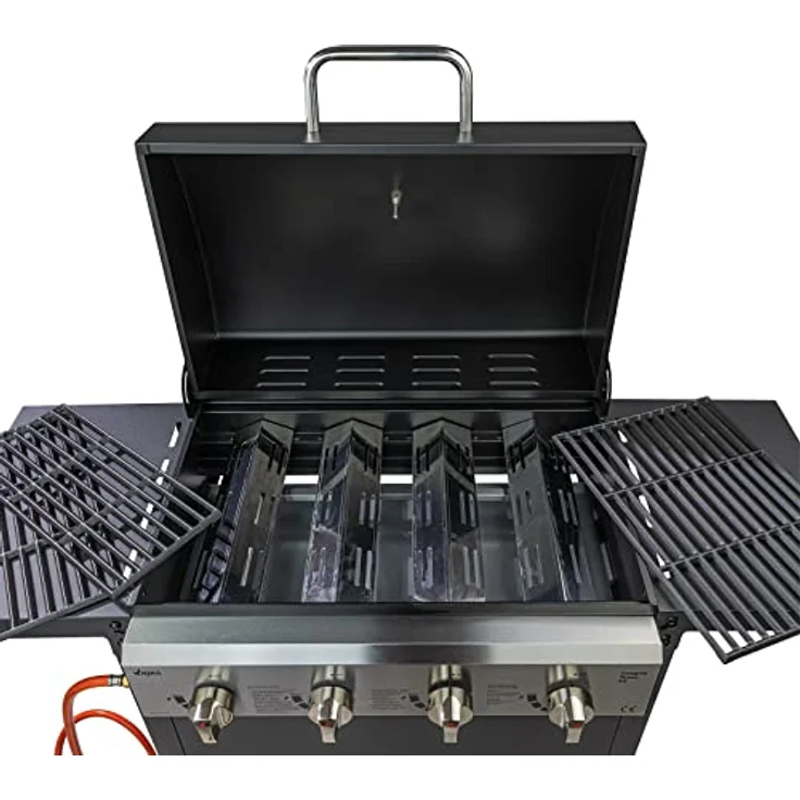Gasgrill Texas Grillwagen Sale Grill Brenner Grillrost 59x35 Ablagen – Bild 6