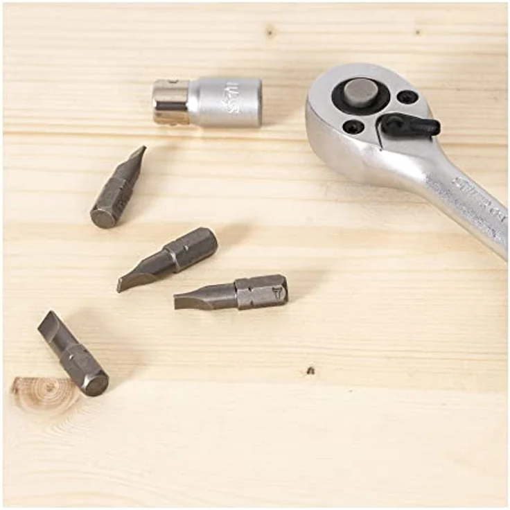 STIER Schlitz-Bit 5,5 x 1,0 mm, Form C 6,3, Länge 25 mm, 10er Pack - Hochwertige Bits für Handwerk und Industrie – Bild 2