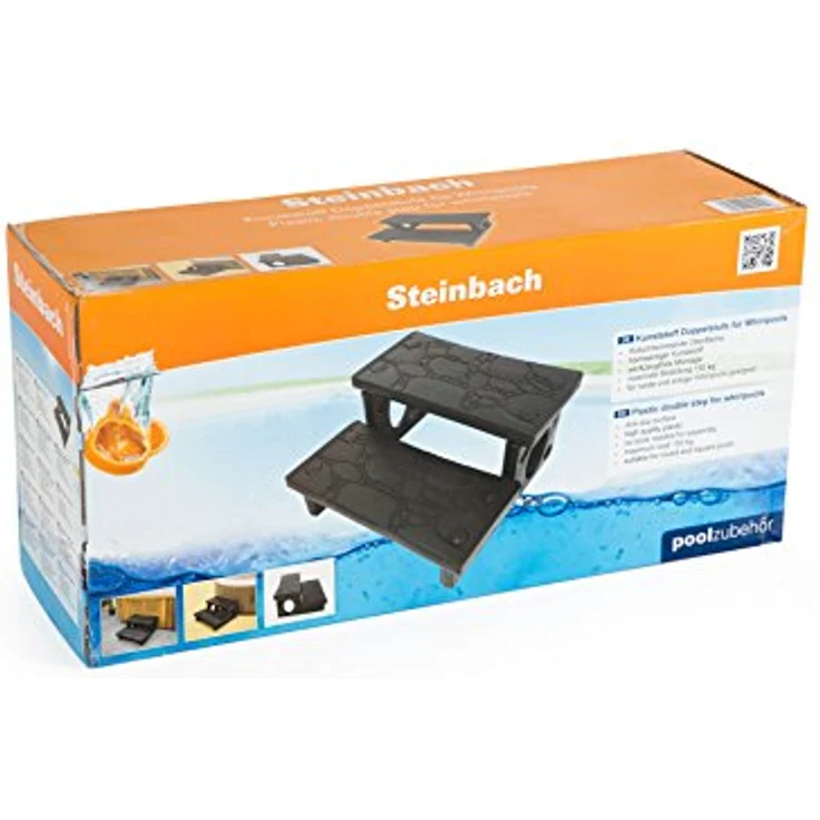 Kunststoff Doppelstufe für Whirlpools 69x63x34cm – Bild 5