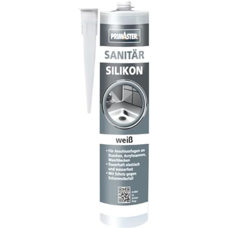 Primaster Sanitär Silikon weiß 310 ml – Bild 2
