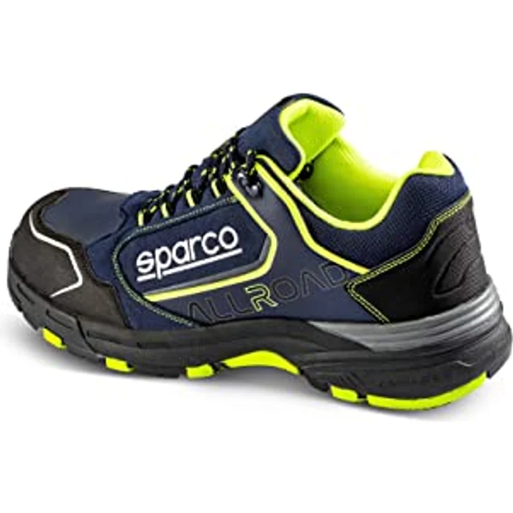 Sparco Allroad Sochi ESD S3S SR FO Sicherheitsschuhe, Blau, Größe 46, mit nicht-magnetischer Zehenkappe und atmungsaktivem 3D-Gewebe – Bild 7
