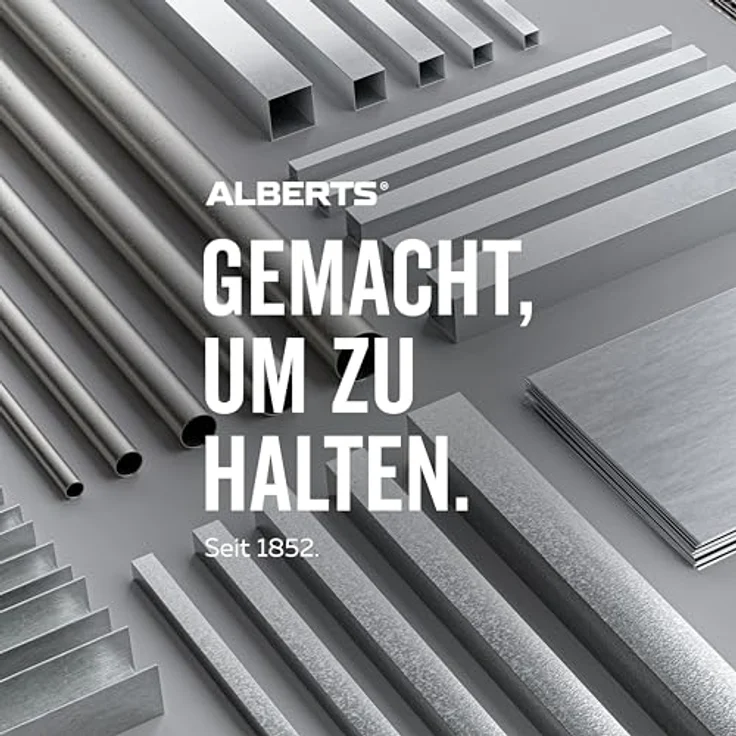 Alberts 426200 Schrauben- und Dübel-Set für Teppichprofile, verzinkt, 25 x 3 mm, 10er Set – Bild 3