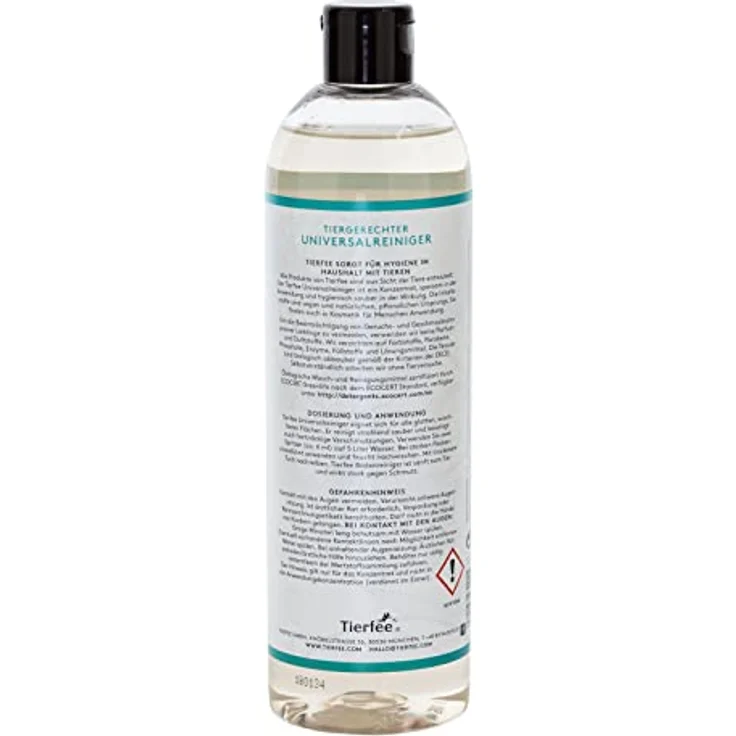 Tierfee Universalreiniger, 500 ml - Vegan, Duftstofffrei und Allergikerfreundlich – Bild 2