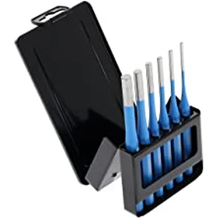 GEDORE 316 D Splinttreiber-Satz inkl. Metallklappkassette, 6-teilig, 3 - 10 mm, Stahl/Lackierung, Silber/Blau - Preisvergleich