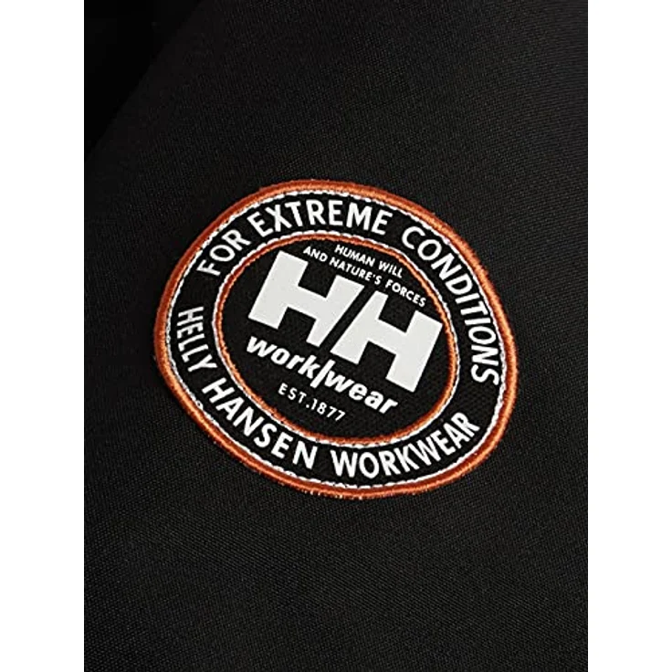 Helly Hansen UTBC518 P, Arbeitsjacke mit YKK® Reißverschluss, abnehmbarer Kapuze und reflektierenden Designdetails, schwarz – Bild 7
