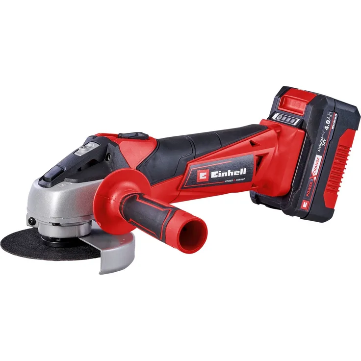 Einhell Akku-Winkelschleifer TC-AG 18/115 Li, Set, 115mm Scheibendurchmesser, 4,0Ah Akku und Ladegerät inklusive