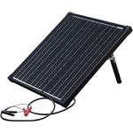 Technaxx 5023 Solarpanel, 50 W mit Laderegler 18 V, zwei USB-Ausgängen, hoher Wirkungsgrad bis 16,69%