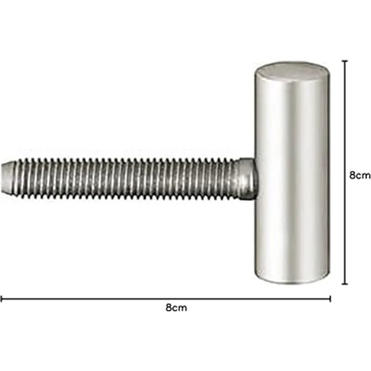 Simonswerk Türband-Flügelteil Variant V 0020 für gefälzte Türen, Band ø 15 mm, vernickelt – Bild 2