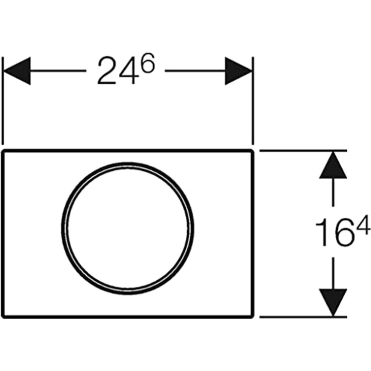 Geberit Betätigungsplatte Sigma10 f Spül-Stopp-Spülung we hglan-vc, 115.758.KJ.5 – Bild 2